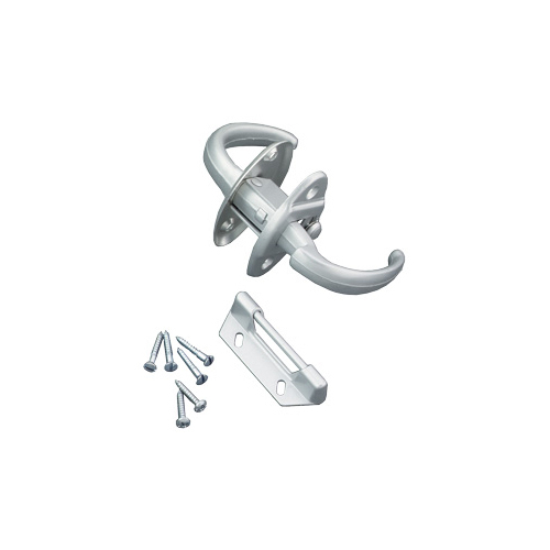 Screen & Storm Door Latch, Out Swinging, Push-Pull, Aluminum