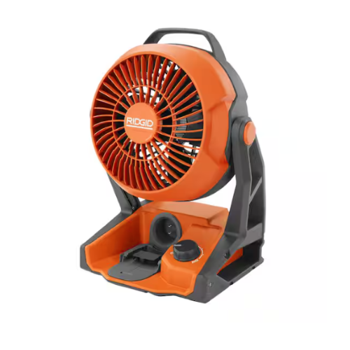 RIDGID R860721B 18V Cordless Hybrid Jobsite Fan (Tool Only)