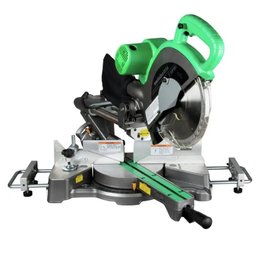 Metabo HPT C10FSH Miter Saw, 10 in Dia Blade, 3800 rpm Speed, 57 deg Max Miter Angle, 45 deg Max Bevel Angle