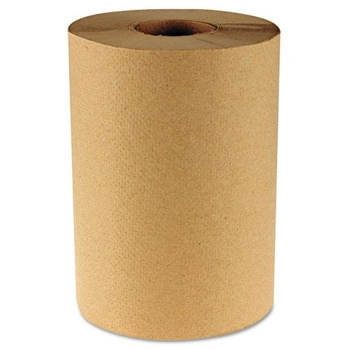 Paper Towels, 8"x350', One-Ply Natural Kraft Color