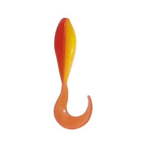 Shad Curly Fishing Lure 2" Candy Corn