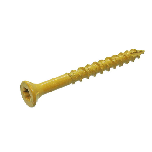 Deck Screw - 2" 8-Gauge Star-T25 Coarse-Thread Epoxy Coated Tan 5-lbs