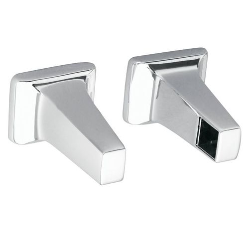 Contemporary Towel Bar Mounting Posts Bright Chrome Finish