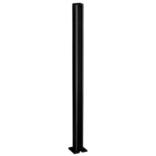 Matte Black 30" End Design Series Partition Post