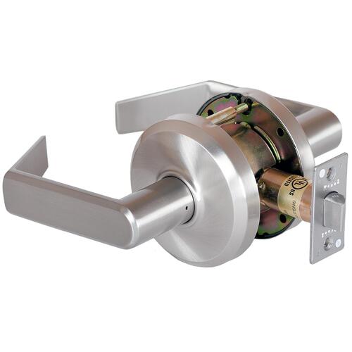 Cylindrical Lock Satin Nickel Plated Clear Coated