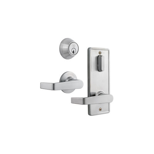 Dormakaba QCI230 E626 S4 118F SC6 KD Sierra Interconnected Single Locking Passage - Satin Chrome