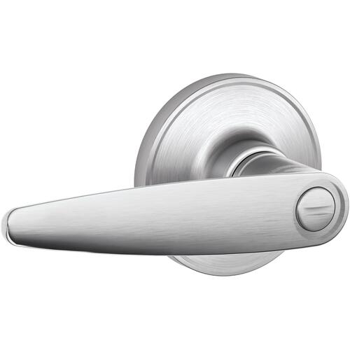 Privacy Lock Dover with Adjustable Latch and Radius Strike Satin Chrome Finish