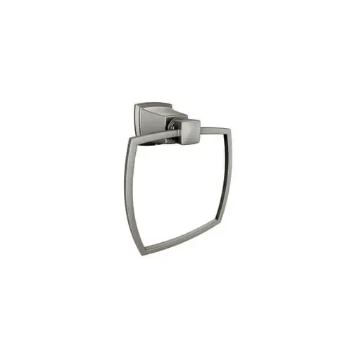 Boardwalk Towel Ring Brushed Nickel Finish