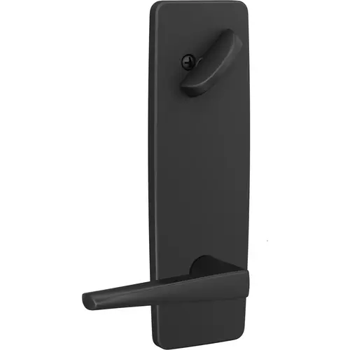 Eller Lever with Greene Escutcheon Interior Active Trim with 16680 Latch and 10269 Strike Matte Black Finish