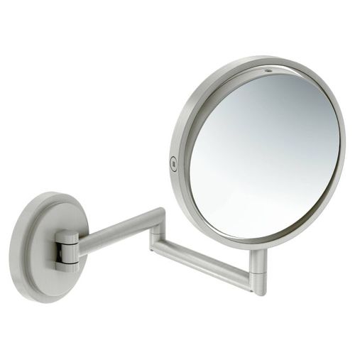 Arris 5x Magnifying Mirror Brushed Nickel Finish