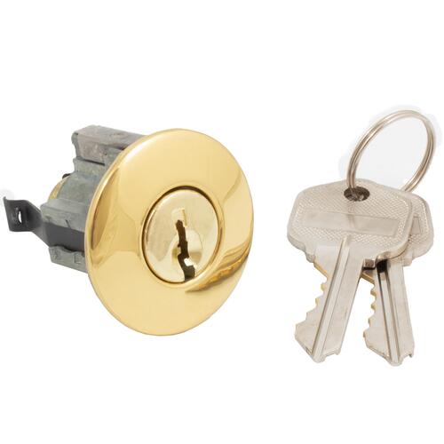 Stone Harbor Hardware HL9307-3 Cylinder Assembly for Highland / Tulip Knob KW1 Keyway - Polished Brass