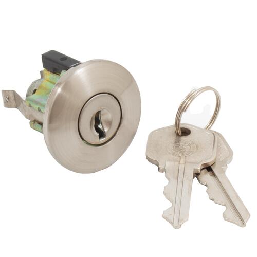 Stone Harbor Hardware HL9307-15 Cylinder Assembly for Highland / Tulip Knob KW1 Keyway - Satin Nickel