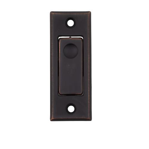 Solid Brass Pocket Door Bolt Aged Bronze Finish