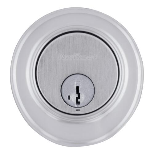 Key Control Deadbolt - Satin Chrome