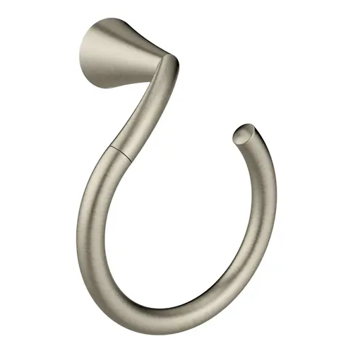 Glyde Towel Ring Brushed Nickel Finish