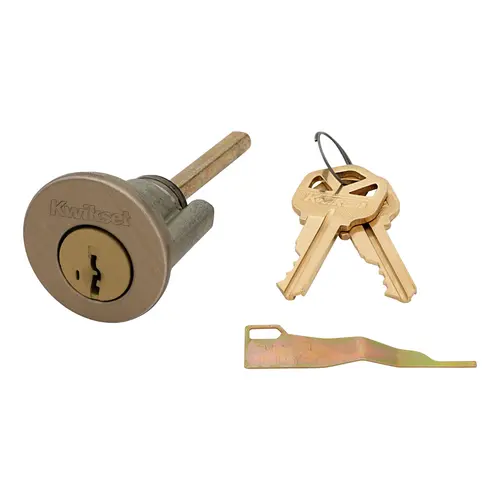 SmartKey 660 Exterior Single Cylinder with Housing KD Antique Brass Finish