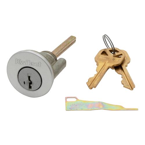 SmartKey 660 Exterior Single Cylinder with Housing KD Satin Chrome Finish