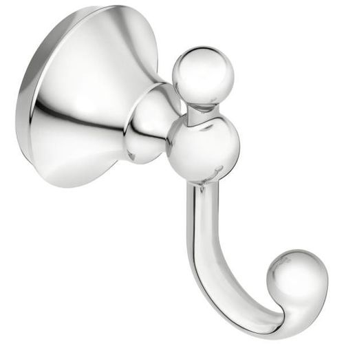 Wynford Double Robe Hook Bright Chrome Finish