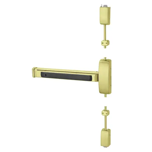 Surface Vertical Rod Exit Devices Satin Brass