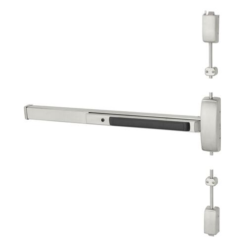 Surface Vertical Rod Exit Devices Satin Stainless Steel