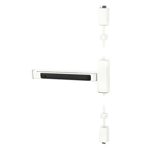 Surface Vertical Rod Exit Devices White Suede Powder Coat