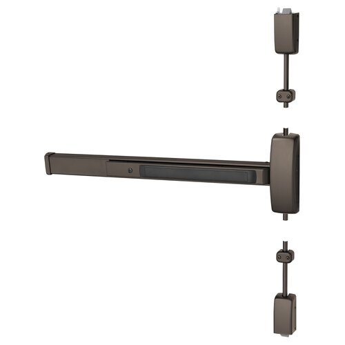 Surface Vertical Rod Exit Devices Dark Oxidized Bronze