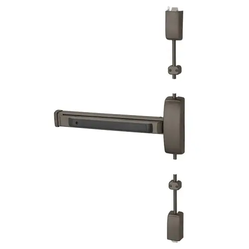 Surface Vertical Rod Exit Devices Dark Oxidized Satin Bronze Oil Rubbed