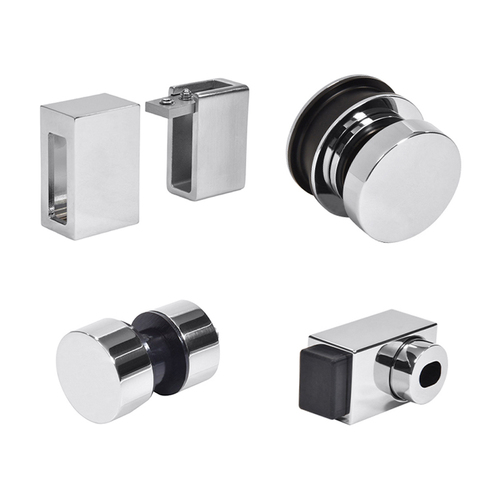 CRL CAVHDWKPS Polished Stainless Steel Replacement Rollers, Fixed Panels, Wall Bracket & Stopper for Cavoli Sliding Shower Door System