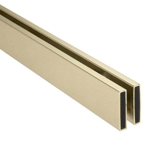 CRL BRXH1BBRZ Brushed Bronze 73" Replacement Header Bar for Brixen Sliding Shower Door System