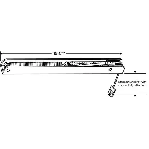 15-1/4 WM Overhead Balance W/900-17773 ATT