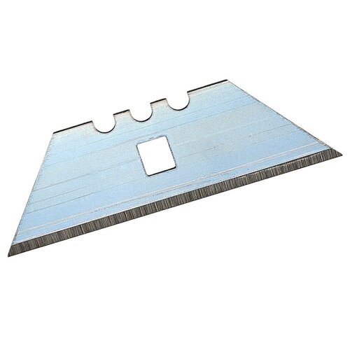 Square Hole Utility Blade, 3 in L, Blue Steel, 2-Point - pack of 5