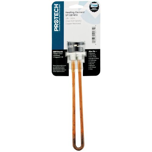 Rheem SP10874FH Heating Element, 120 V, 1500 W, Copper