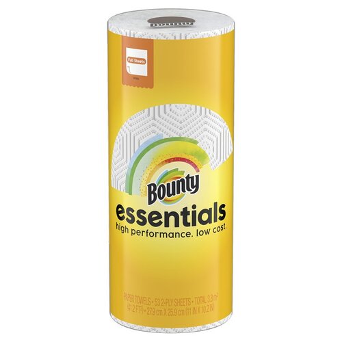 Paper Towels Essentials 53 sheet 1 ply White