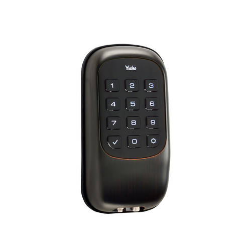 Yale Real Living YRD110ZW0BP Keyless Push Button Deadbolt with ZWave