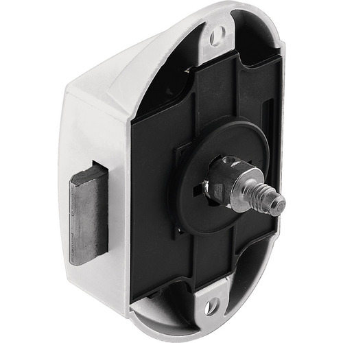 Push-Lock, Hafele Push-Lock, can be operated from one side Plastic Without Catch Bolt, White, plastic White