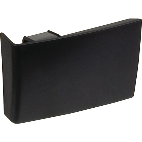 Cover Cap, Clip on, For cabinet hanger for wall unit Left Visible inside the cabinet, Black, left hand Black