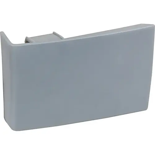 Cover Cap, Clip on, For cabinet hanger for wall unit Left Visible inside the cabinet, Gray, left hand Gray