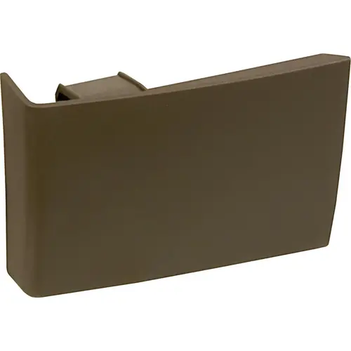 Cover Cap, Clip on, For cabinet hanger for wall unit Left Visible inside the cabinet, Taupe gray, left hand Taupe