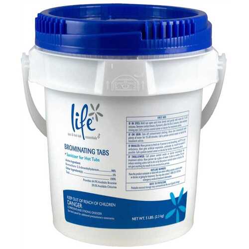 LIFE CORPORATION LCH-50-1005 5 Lb. Bromine Tabs - Spa