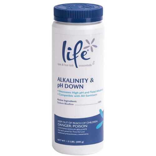 LIFE CORPORATION LCH-50-4020 1 Lb. Alkalinity Ph Decreaser - Spa