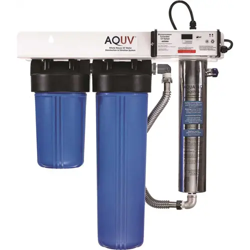 Series Whole House Ultraviolet Disinfect Filter Rack System Aquv-8r12