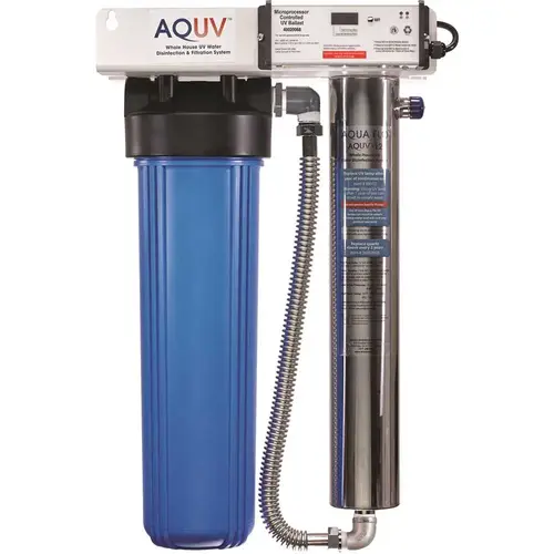 Series Whole House Ultraviolet Disinfect Filter Rack System Aquv-12r2