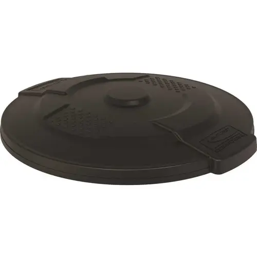 32 Gallon Utility Trash Can Lid Black