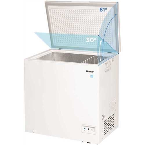 Danby Products DCF070A5WDB 7.0 Cubic Feet Square Model Chest Freezer White