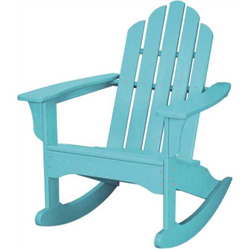 Verde Adirondack Rocking Chair In Aruba Blue