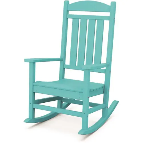 Verde Porch Rocker In Aruba Blue