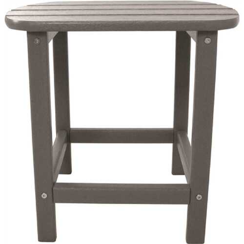 Verde 19" X 15" Side Table In Slate Gray