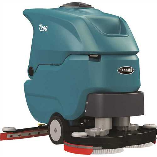 T390 Walk Behind Scrubber Self-Propel 150ah Wet Batteries