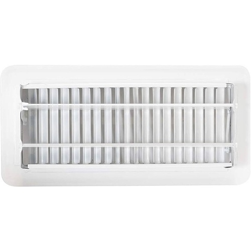 FLOOR DIFFUSER/REGISTER 61603 WHITE 4"X10" STEEL