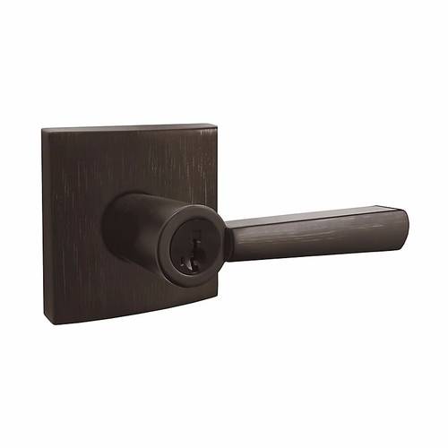 Entry Spyglass with Square Rose with 6AL Latch, RCS Strike, and Smart Key Venetian Bronze Finish
